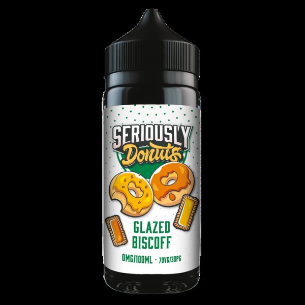 Doozy Vape Seriously Donuts: Glazed Biscoff 0mg 10...