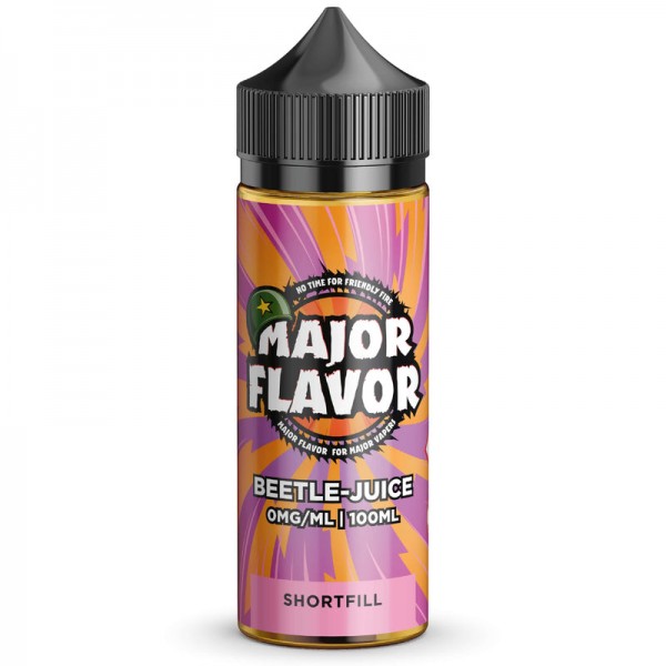 Major Flavor Beetle-Juice E-Liquid 100ml Short Fil...