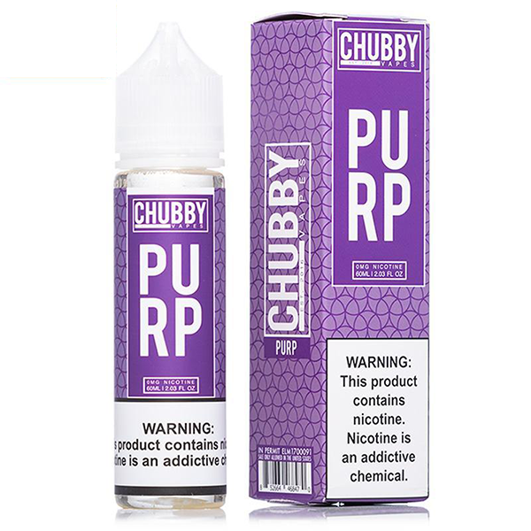 Chubby Bubble Vapes Purp E-Liquid 50ml Short Fill