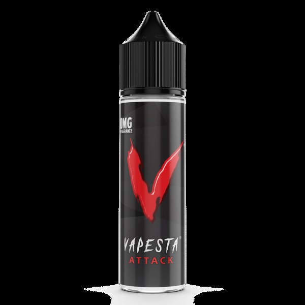 Vapesta Attack 0mg 50ml Short Fill E-Liquid