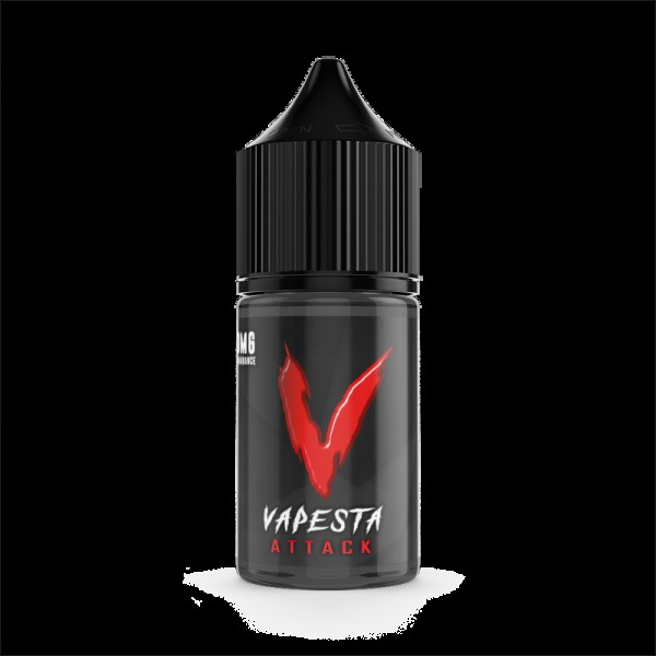 Vapesta Attack 0mg 25ml Short Fill E-Liquid
