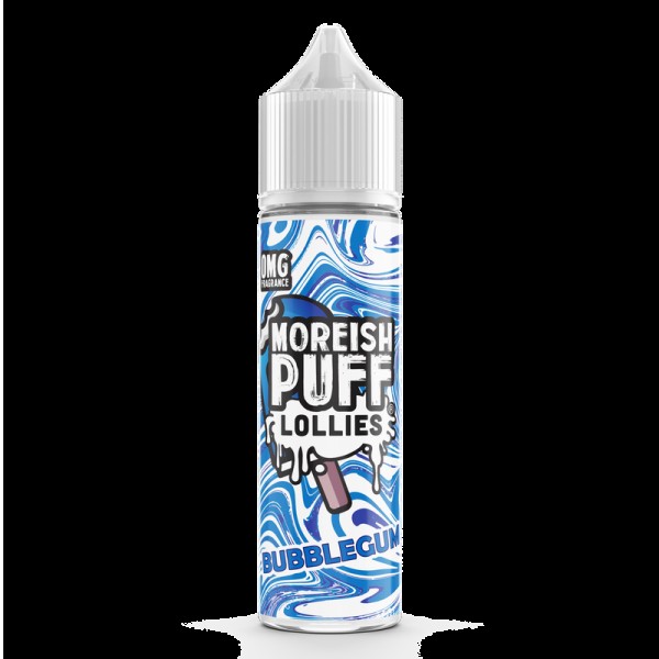 Moreish Puff Lollies Bubblegum 0mg 50ml Short Fill E-Liquid