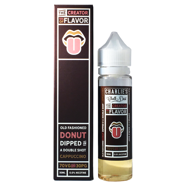 Charlie's Chalk Dust Donut Dipped in a Double ...