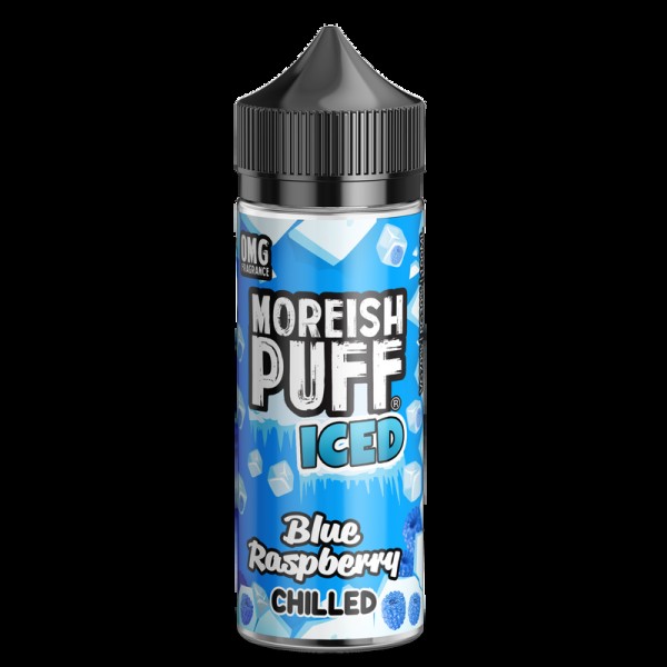 Moreish Puff Iced: Blue Raspberry Chilled 0mg 100m...