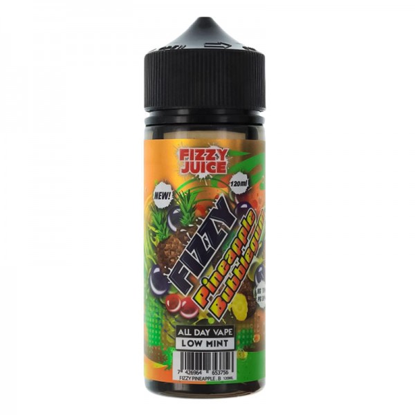 Fizzy Juice Fizzy Pineapple Bubblegum 100ml Short Fill - DATED