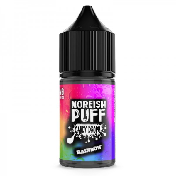 Moreish Puff Candy Drops Rainbow 0mg 25ml Short Fi...