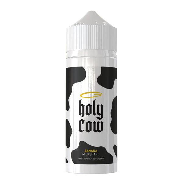 Holy Cow Banana Milkshake 100ml Short Fill 0mg