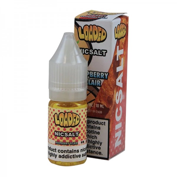 Loaded Nic Salt: Raspberry Eclair 10ml