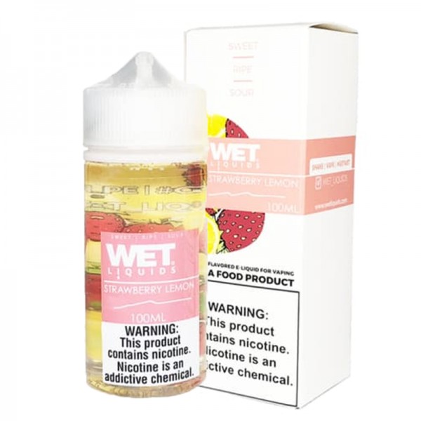 Wet Liquids Strawberry Lemon 0mg 100ml E-Liquid