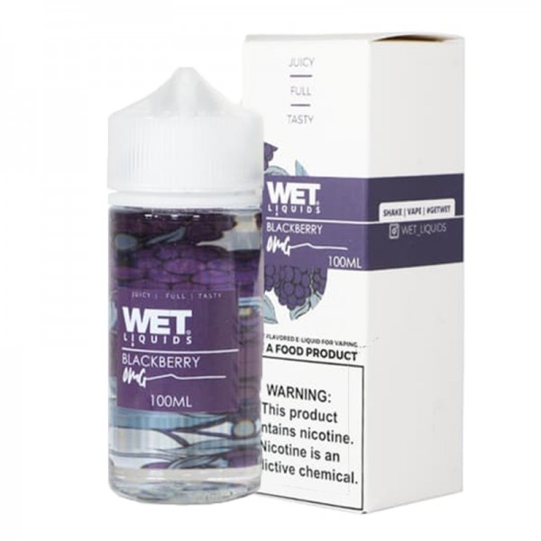 Wet Liquids Blackberry 0mg 100ml E-Liquid