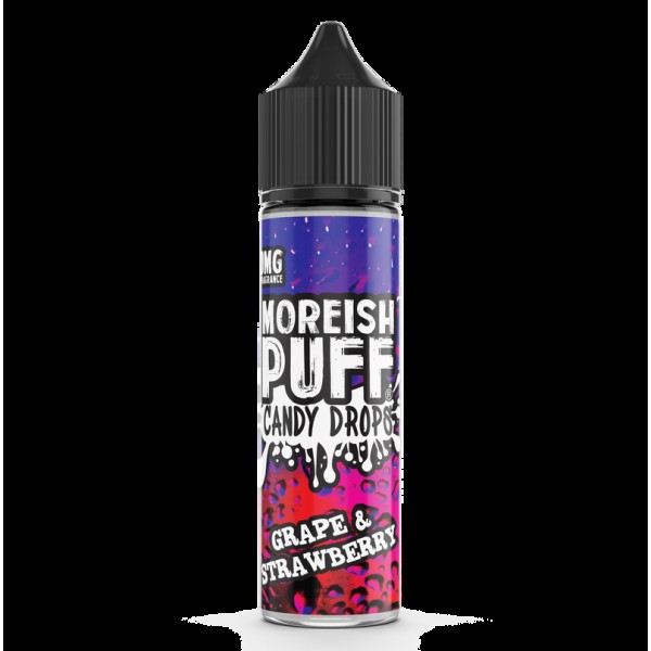 Moreish Puff Candy Drops Grape & Strawberry 0m...