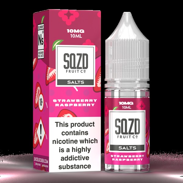 SQZD Strawberry Raspberry 10ml Nic Salt