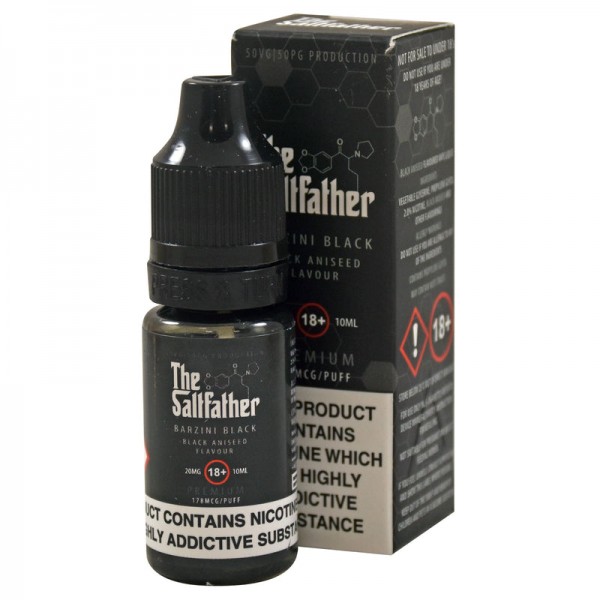 Flawless The Saltfather: Barzini Black - 20mg 10ml...