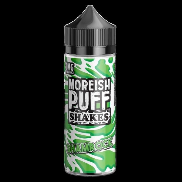 Moreish Puff Shakes Shamrock 0mg 100ml Short Fill ...