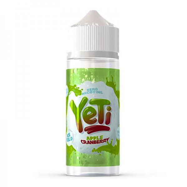 Yeti Apple Cranberry 100ml Short Fill