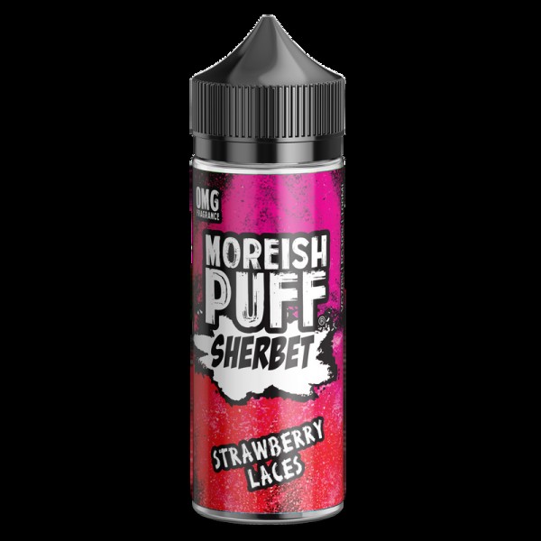 Moreish Puff Sherbet Strawberry Laces 0mg 100ml Sh...