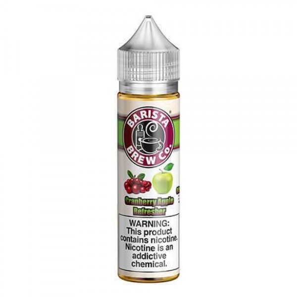 Barista Brew Co Cranberry: Apple Refresher E-Liquid 60ml Short Fill