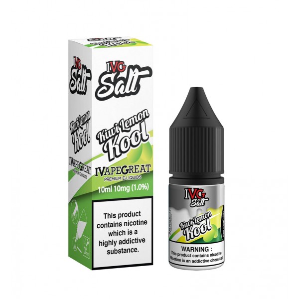 IVG Salt: Kiwi Lemon Kool E-liquid 10ml