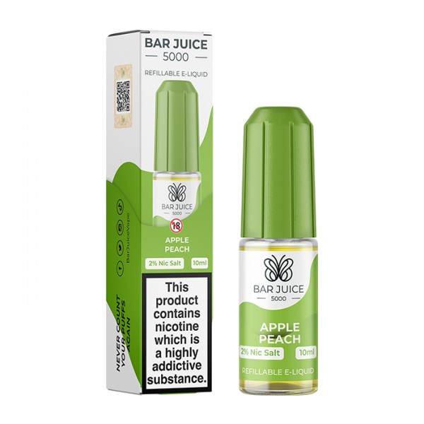 Bar Juice 5000 10ml Nic Salt Apple Peach