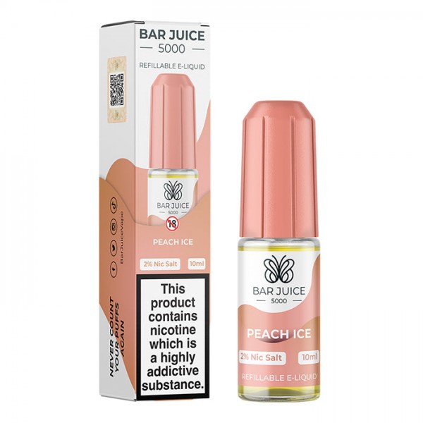 Bar Juice 5000 10ml Nic Salt Peach Ice