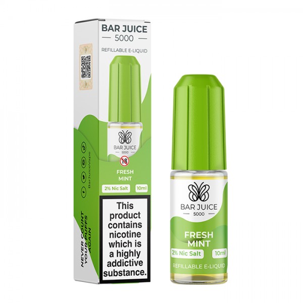 Bar Juice 5000 10ml Nic Salt Fresh Mint