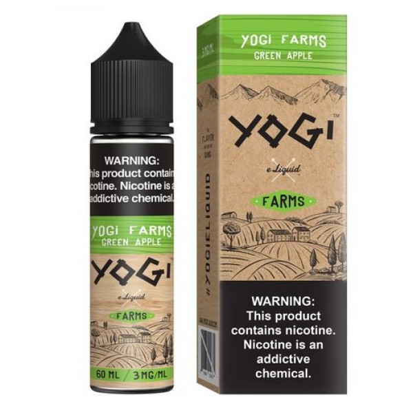 Yogi Green Apple 50ml Short Fill (DATED 5/21)