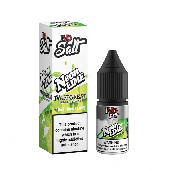 IVG Salt: Neon Lime E-liquid 10ml