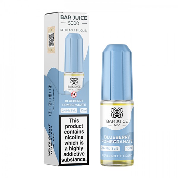 Bar Juice 5000 10ml Nic Salt Blueberry Pomegranate