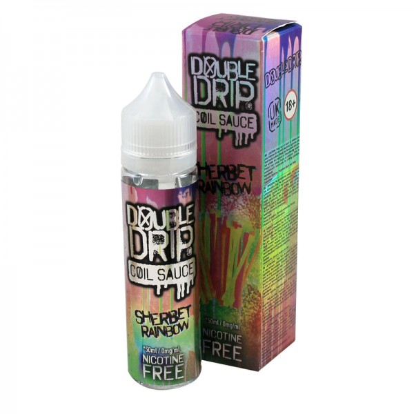 Double Drip Sherbet Rainbow 50ml Short Fill - 0mg