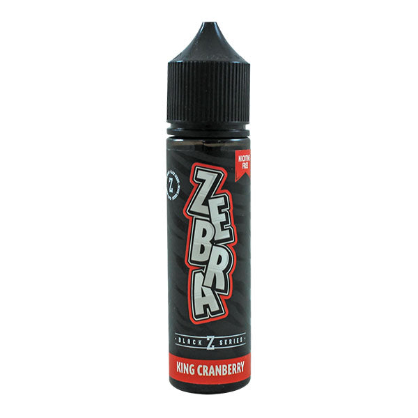 Zebra Juice King Cranberry E-Liquid 50ml Short Fil...