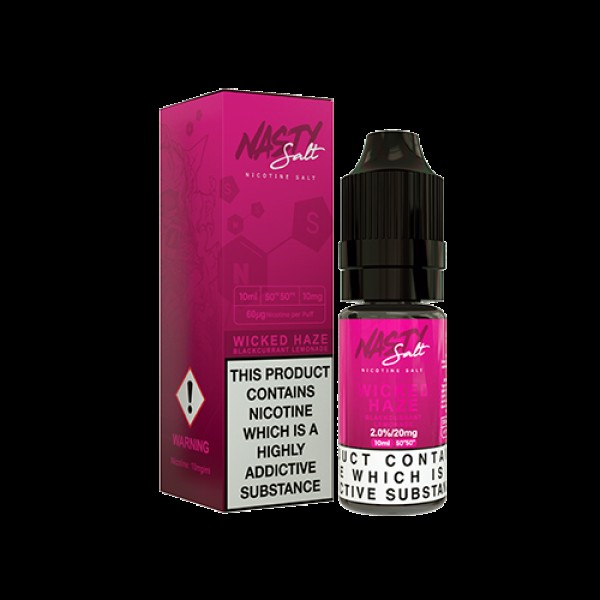 Nasty Juice Nasty Salt: Wicked Haze E-Liquid 10ml