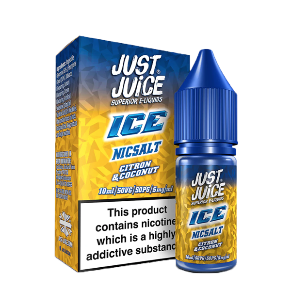 Just Juice Ice Citron & Coconut Nic Salt 10ml ...