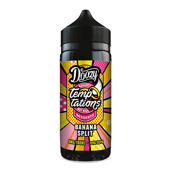 Banana Split Doozy Temptations E-Liquid 100ml Shor...