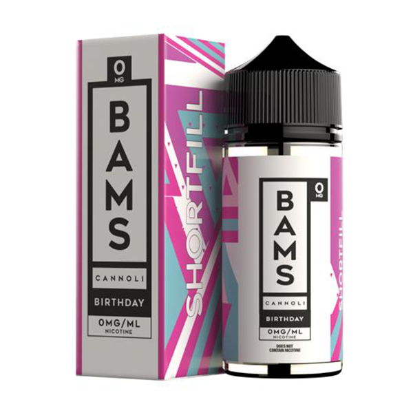 Bams Birthday Cannoli 100ml Short Fill E-Liquid