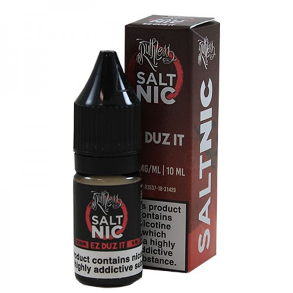 Ruthless Salt Nic: Ez Duz It 10ml