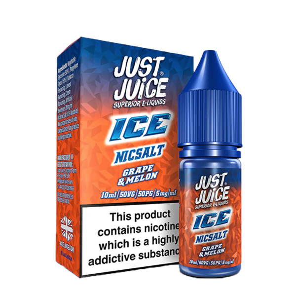 Just Juice Ice Grape & Melon Nic Salt 10ml E-L...