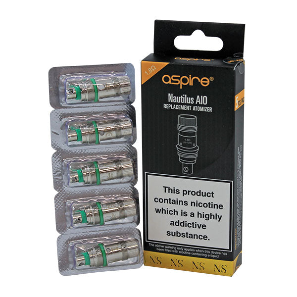 Aspire Nautilus AIO Nic Salt Replacement Coils 5 P...