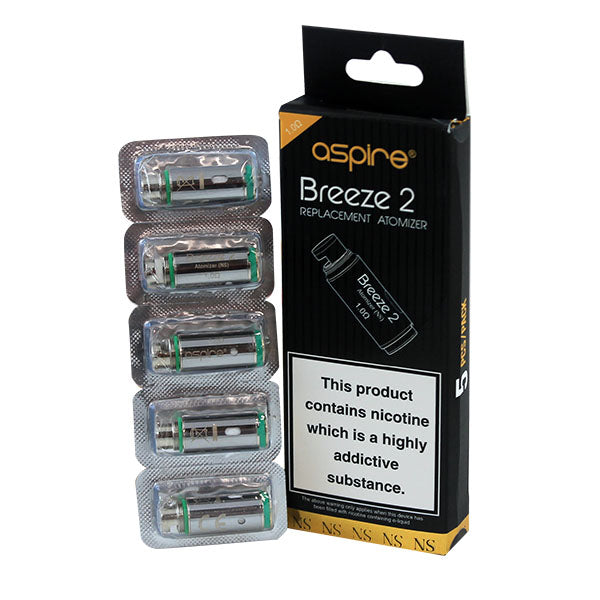Aspire Breeze 2 Replacement Coils 5 Pack - 1.0ohm