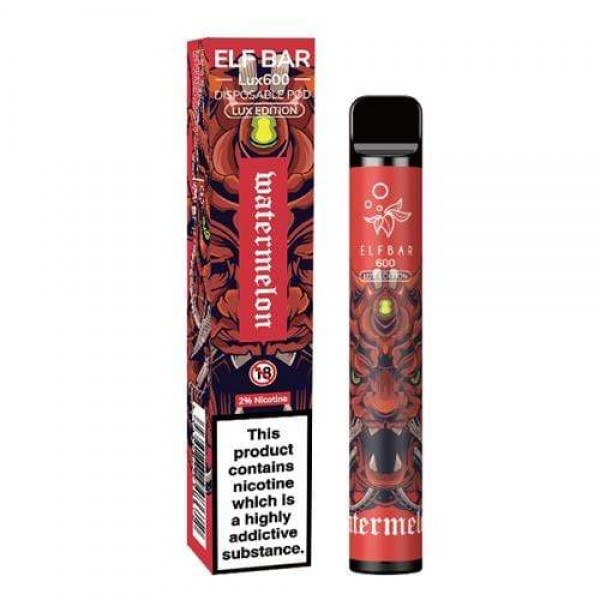 Elf Bar Lux 600 Watermelon Disposable Vape Device