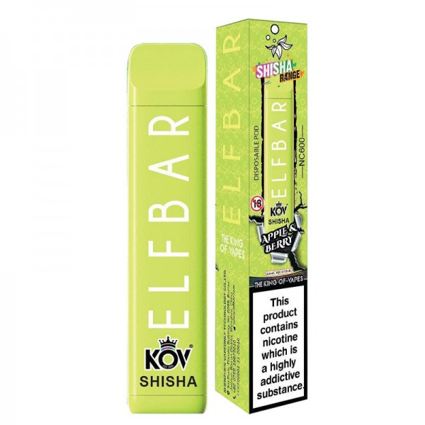 Elf Bar NC600 Shisha Disposable Device (ZERO Nicotine)