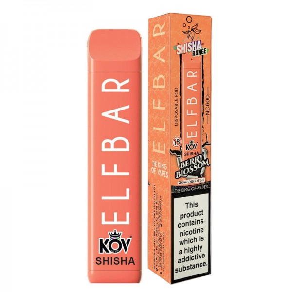 Elf Bar NC600 Shisha Disposable Device (ZERO Nicotine)