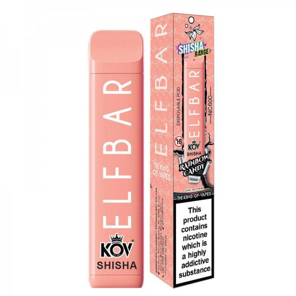 Elf Bar NC600 Shisha Disposable Device (ZERO Nicotine)