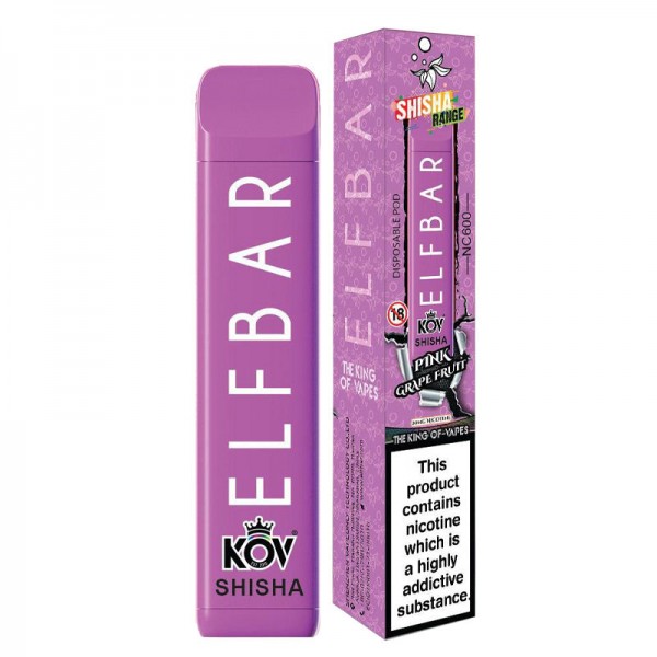 Elf Bar NC600 Shisha Disposable Device (ZERO Nicotine)