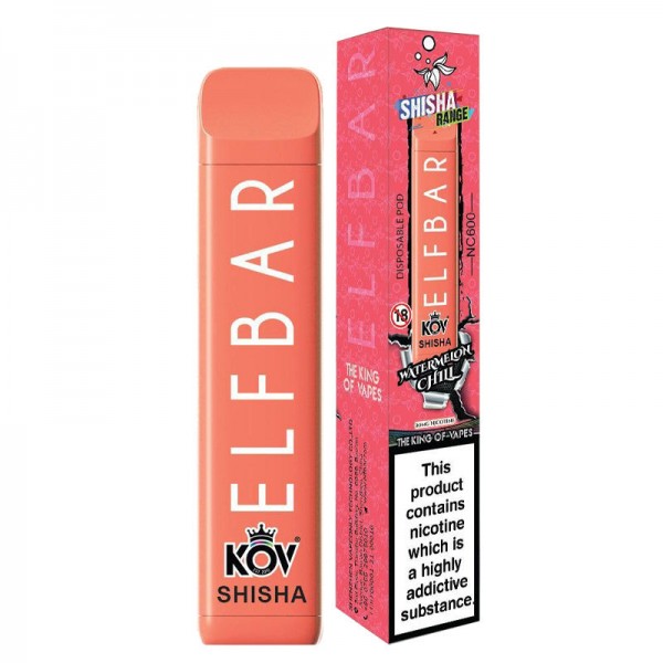 Elf Bar NC600 Shisha Disposable Device (ZERO Nicotine)