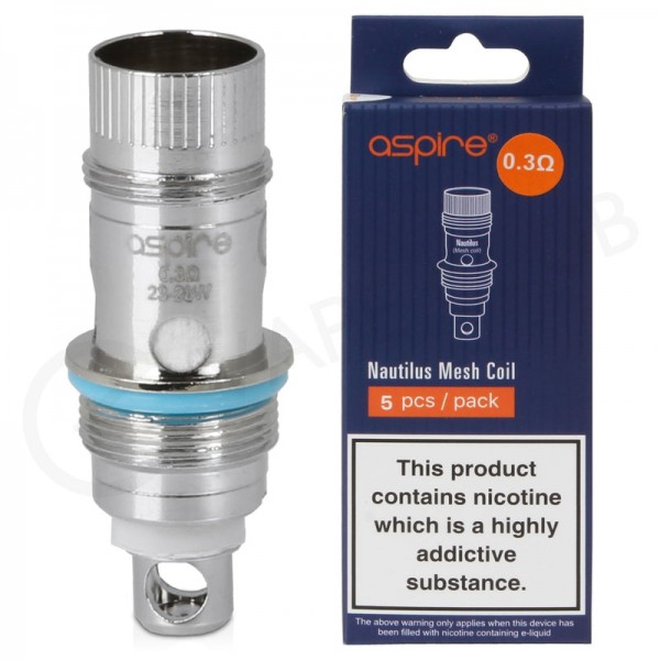 Aspire Nautilus Mesh Coil 0.3Ω (23-28W) 5pcs