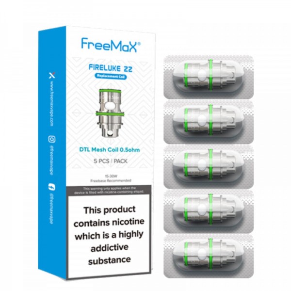 Freemax Fireluke 22 Replacement Coils 5 Pack