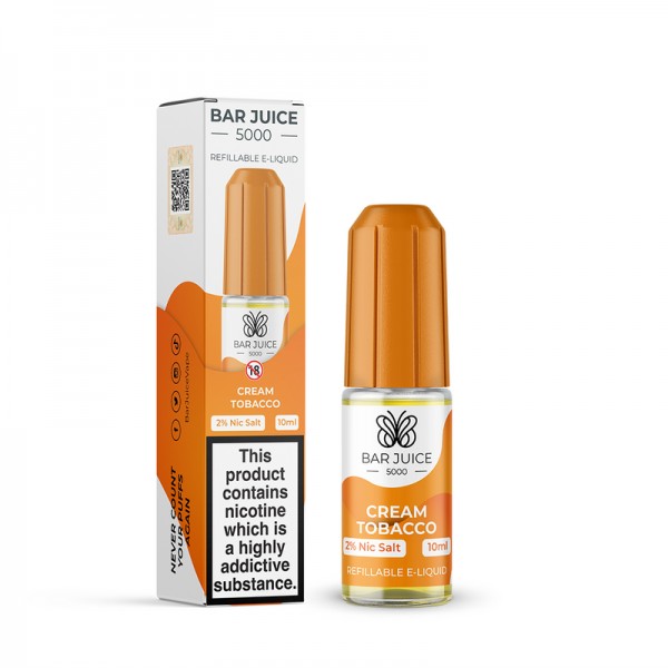 Bar Juice 5000 Cream Tobacco 10ml Nic Salt