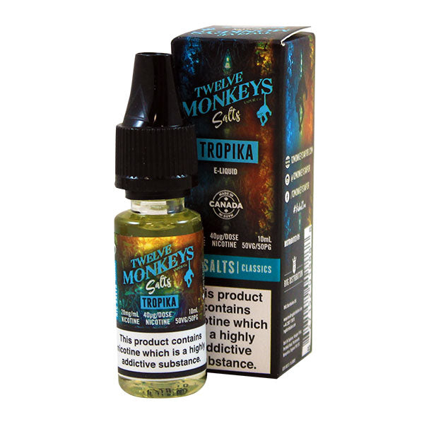 12 Monkeys Tropika Nic Salt 20mg 10ml