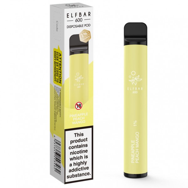 Elf Bar 600 Disposable Device 1% (10mg)