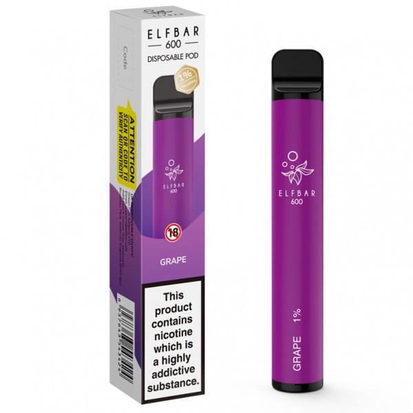 Elf Bar 600 Disposable Device 1% (10mg)